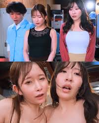 Valuable words of wisdom from the boss to his two lovely new employees 😅 - - - JUR-406 Kana Kusakabe & Rena Momozono