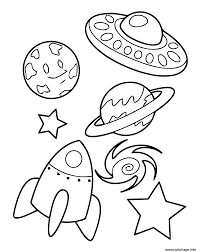 coloriage espace planetes etoiles soleil lune a imprimer free coloring pages space shape looney tunes zumba