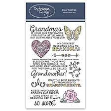 Shop for card making clear stamps and other related products. Buy Grandma Blessings Clear Stamps Clear Rubber Stamps Photopolymer Stamps Card Making Supplies Scrapbooking Stamps Online In Turkey B07c6ln7xq