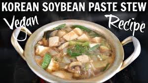 Check spelling or type a new query. Korean Soybean Paste Stew Vegan Dwenjang Jjigae Recipe Youtube