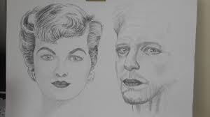 Kadin Erkek Portre Resim Sanat Karakalem Resim Sanati Sanat Resim