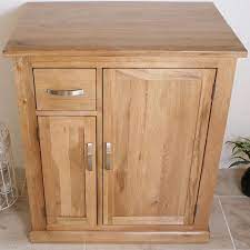 72'' h x 24'' w x 20'' d; Solid Oak Bathroom Furniture Vanity Cabinet Cupboard Storage Unit 750mm 5060528133296 Ebay