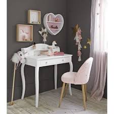 Sedia Vintage Rosa Con Motivi A Stelle Dorate Maisons Du Monde Scrivania Maison Du Monde Camerette Camere Da Letto Ragazze