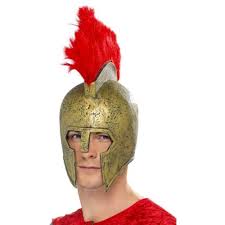 A galea was a roman soldier's helmet. Adult S Roman Gladiator Helmet Gold Red Perseus Gladiator Roman Costume Helmet New On Onbuy