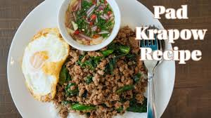 Add the ground chicken and cook it just halfway done. Pad Krapow Or Thai Basil With Pork Episode 235 Youtube