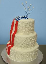 Fourth Of July Patriotic Wedding July Wedding Themed Wedding Cakes