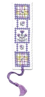 It is convenient to print on the printer. Textile Heritage Bookmark Tartan Thistles Cross Stitch Kits Collection