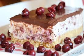 Kirsch Stracciatella Kuchen Kuchen Ohne Backen Kuchen Mit Kirschen Stracciatella Kuchen