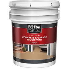 There are two material options basement flooring are available in to protect against a wet basement or cellar: Behr Premium 1 Part Epoxy Acrylic Concrete Garage Floor Paint White 18 9 L The Home Depot Canada