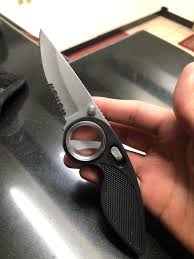 How do I disassemble the Gerber Chameleon Knife? (No Screws) : r/knives