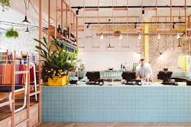 A Mexican Restaurant With A Colorful Modern Twist Interior Architecture Design Restaurant Design Commercial Interiors