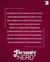 Beauty & the nerd | prosieben, beauty and the nerd gewinner packen aus! Prosieben Prosieben Hat Sich Im Sinne Des Fair Play Dazu Facebook