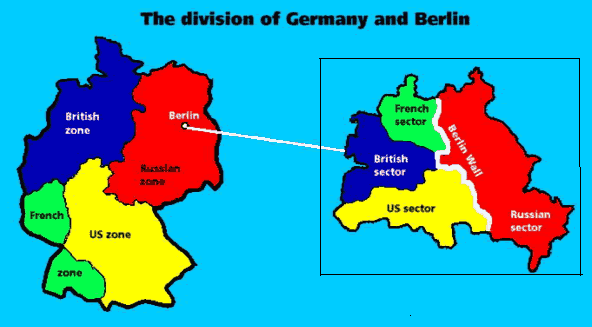 divided germany map ile ilgili görsel sonucu"