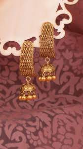 22kt gold plated purple sediment jasper bug earrings, handmade gemstone jewelry. Versatile 22kt Gold Earrings Gold Earrings Designs Gold Jewelry Outfits Gold Jewellery Design Necklaces