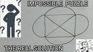 Draw without lifting pencil puzzles with answers. Impossible Puzzle Solved In Easy Way Draw Without Lifting Pen Vinay Mehra Youtube