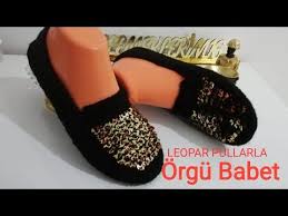Yeni Leopar Pullarla Orgu Babet Patik Yapimi Patik Modelleri Kolay Patik Crochet Knitting Youtube Babetler Leopar Orgu