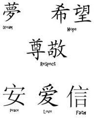 Peace love happiness in chinese tattoo. 15 Chinese Character Tattoos Ideas Chinese Character Tattoos Tattoos Chinese Characters