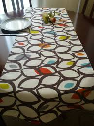 Retro Orange Table Runner Coffee Console Table Dresser Multi Etsy Long Table Runner Orange Table Table Runner And Placemats