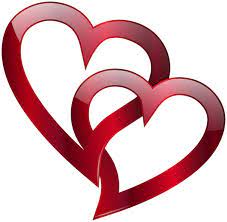 Red Double Heart Png Clip Art Image Heart Tattoo Bird Silhouette Art Heart Wallpaper