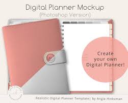 Digital Planner Mockup Template Photoshop Limited Commercial Etsy In 2020 Digital Planner Planner Template Photoshop App