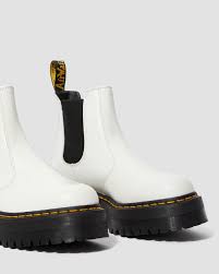 There are several finishes, styles, and colors available for men, women. Best Dr Martens 2976 Quad Platform Women S Chelsea Boots White Smooth