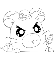 Hamtaro coloring pages for kids. Printable Boss Hamtaro Coloring Pages Anime Coloring Pages