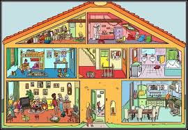 Nederlands In Groep 1 2 Praatplaat Huis Tekenen Thema Huizen Bouwen