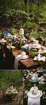 Make Your Wedding Day Magical These Ideas Will Bring Wonder And Enchantment To You Bridal Party Table Decorations Forest Wedding Reception Bridal Party Tables