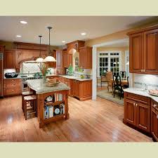 Light Hardwood Floors With Redish Medium Wood Cabinets Kitchen Cabinet Design Plans Wooden Kitchen Cabinets Traditional Kitchen Design