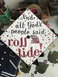 Bama Grad Cap University Of Alabama Graduation Hat Cap Idea Roll Tide Graduation Party University College Graduation Photos Graduation Pic Ideas