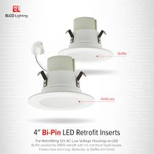 All services and departments are fully functional. 4 Led Bi Pin Retrofit Insert Reflector Trims Elco Lighting