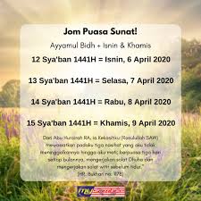 We did not find results for: Mysumber On Twitter Jom Puasa Sunat Esok 12 Sya Ban 1441h Isnin 6 April 2020 13 Sya Ban 1441h Selasa 7 April 2020 14 Sya Ban 1441 H Rabu 8 April 2020