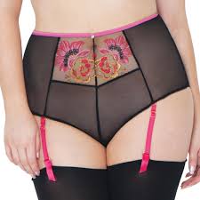 Culotte Taille Haute Porte Jarretelles Porte Jarretelles Porte Jarretelle Noir Jarretelles