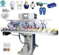 Máquina de tampografía con bandeja de tinta y cinta transportadora para  impresoras de almohadillas de 10 colores