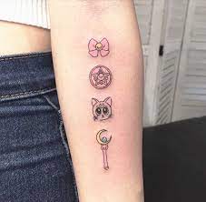 Free Shipping 2 Pcs Sailor Moon Luna Temporary Tattoos In 2020 Sailor Moon Tattoo Luna Tattoo Tattoos