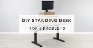 Standing desk converter natural bamboo adjustable sit stand riser workstation for desktop or laptop, dual monitor stand. Top 5 Problems With Diy Standing Desks In 2021