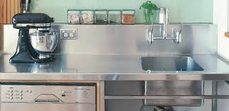 stainless steel bench with sink a