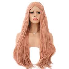 26 Pink Lace Front Wigs For Party Fashion Cute Baby Pink Long Natural Ninthavenue Europe