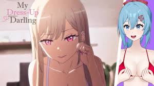 Vtuber PORN react ! Gojo Staying the Night - My Dress up Darling