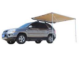 Carsideawning Is Easy To Set Up Can Be Installed Most Car With Roof Bars We Make Wide Sizes For Different Demand C Tent Awning Car Awnings Roofing Equipment
