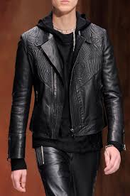 Roberto Cavalli Men S Details A W 14 High Fashion Street Style Leather Jacket Biker Jacket Men