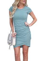 Material Polyester Comfortable And Lightweight Fabric Soft Touched Features Mini Casual Short Sleeve Dress Casual Summer Dresses Summer Dresses For Women