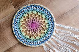Pdf pattern file for printing. Crochet Dream Catcher The Loopy Stitch