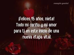 Feliz Cumpleanos A Mi Nieta Por Sus 15 Anos Cumple Genial