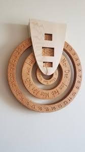 Perpetual Calendar Wooden Perpetual Calendar Wood Calendar Etsy Wood Calendar Woodworking For Kids Diy Desk Calendar