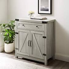 Modern farmhouse kitchen cabinets are in! Walker Edison Cass Modern Farmhouse Double Barn Door Accent Cabinet 30 Inch Stone Grey Buy Online At Best Price In Uae Amazon Ae