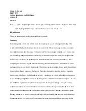 First, it identifies the fundamental problems of elitism and scientism, which permeate and negatively impact pp research and applications. Research Critique Example Rmt 1