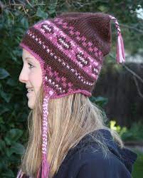 Free Knitting Pattern For Ryan S Hat Colorful Andean Chullo Style Earflap Hat Designed By Pam Hat Knitting Patterns Earflap Hat Knitting Pattern Knitted Hats