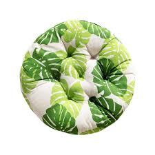 Compra textile4home set di quattro cuscini rotondi per sedia bella grey checks/diametro: Mobili Da Giardino S 40 40cm Rotondo Per Casa Cuscino Per Sedia Pianta Tropicale Daorier Cuscino Per Sedia Fashion In Lino Casa E Cucina Arredamento Da Giardino Marieshus Com