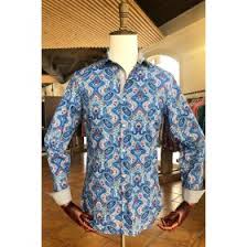 Camisas estampadas, unicolor y más. Camisa Estampado Cachemir Hombre Abh Collection Javea